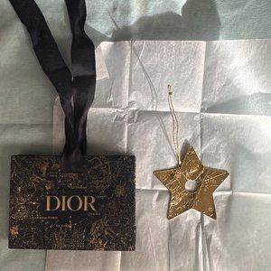 Dior gold star ornament *2022*